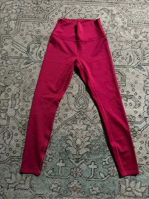 ALO Yoga High-Waist Magenta Leggings thumbnail 2