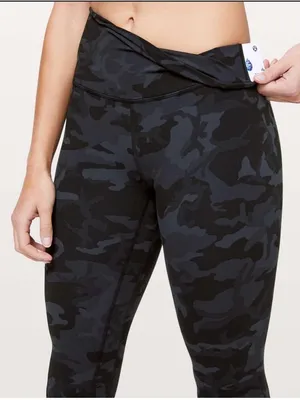 Lululemon Align Pant II 25" Incognito Camo Multi Grey size 6 thumbnail 3
