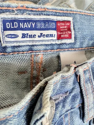 Vintage Old Navy Ultra Low Rise Jeans Sz 4 thumbnail 8