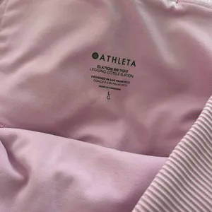 Athleta Elation Rib Tight Leggings Pink Size Large thumbnail 5