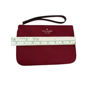 Kate Spade Chelsea Little Better Nylon Wristlet Cranberry WKR00614 thumbnail 5