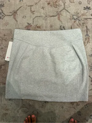 lululemon athletica Heather Light Gray Mini Skirt thumbnail 6