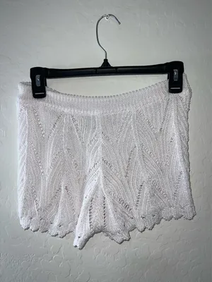 Shein Beach Cover-Up white shorts thumbnail 2