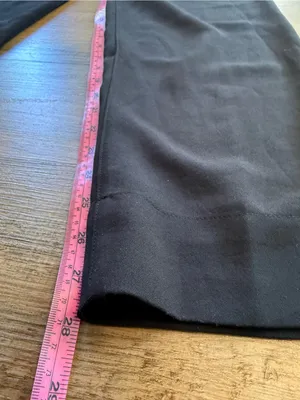 Madewell Black Paperbag Waist Tapered Chinos thumbnail 7