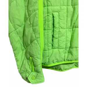 Free People Movement Pippa Packable Pullover Puffer Neon Lime Glow Women's Large thumbnail 7