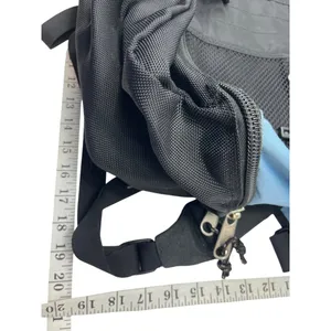 L.L. Bean Blue & Black Messenger Backpack With Multiple Compartments & Adjustabl thumbnail 5
