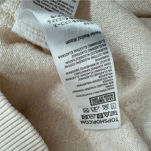Topshop Oversized Slouchy Mock Neck Sweatshirt Nude‎ Pink Size 8 thumbnail 10
