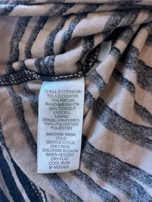 LOFT Tan & Black Zebra Stripe Sleeveless Midi Dress thumbnail 4