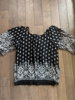 Angie Black & White Tunic thumbnail 6