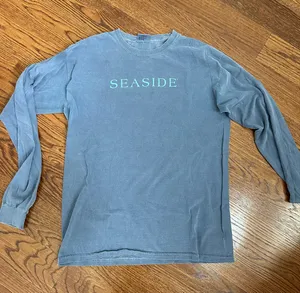 The Seaside Style Seaside Blue Long Sleeve Tee thumbnail 1
