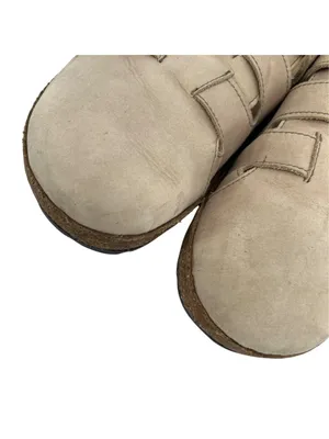 Haflinger Fisherman Buckle Comfort Clog Earthy Boho Beige Size 42 EU 11 US thumbnail 11