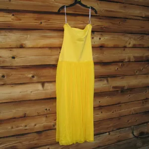 NWT Elliatt Yellow Strapless Gown Dress Size M thumbnail 7