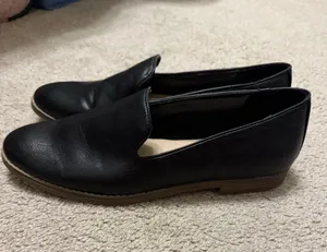 Michael Shannon Black Leather Slip-On Loafers thumbnail 2