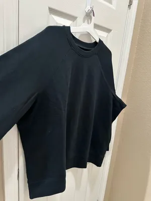 MADEWELL crew neck black sweatshirt size 2X 100% cotton oversized thumbnail 4