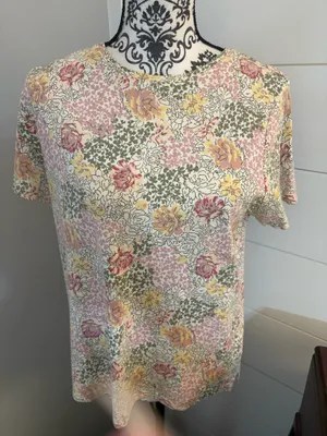 Studio Works, petite large, short sleeve top thumbnail 1