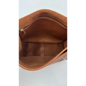 Vintage 90sCoach Stewardess Bag British Tan Leather Handbag Crossbody thumbnail 6