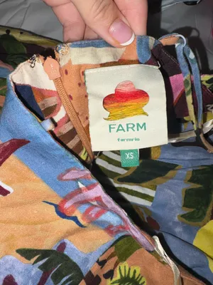 Farm Rio Multicolor Tropical Painting Mini Dress thumbnail 4