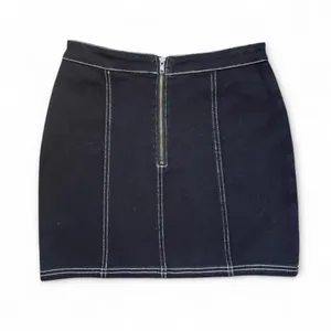NWT TWIIN x Evil Twin Depart Faded Black Denim Micro Mini Skirt — SMALL thumbnail 4