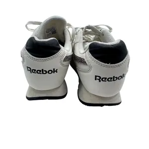 Reebok Women's 8.5 White Sneakers Royal Glide Platform‎ Leopard Print thumbnail 4
