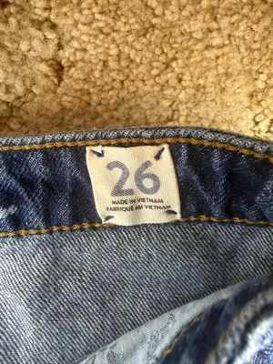 Free People We The Free Bailey Denim Mini Skirt Indigo Blue NWT Size 26 thumbnail 3