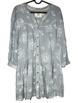 Holding Horses Pavin Ruffle Tiered Button-Down Tunic Top thumbnail 1