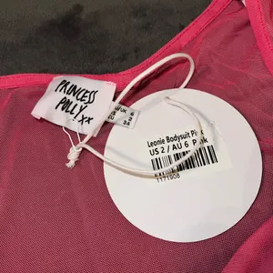 Princess Polly Leonie Bodysuit in Pink Size 2 New with tag thumbnail 9