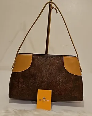 Etro Paisley Jacquard Hobo Handbag, with care card. EUC thumbnail 1