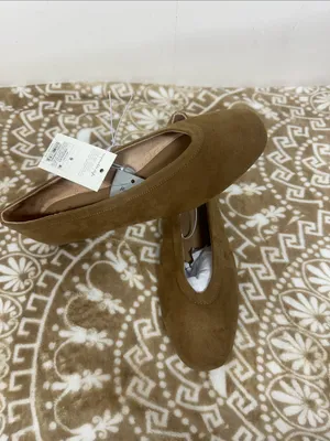 a new day Suede Ballet Flats in Brown thumbnail 2