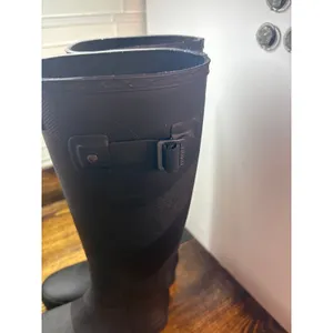 Hunter Tall‎ Black Rain Boots Size 5 thumbnail 6