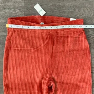 Aerie Groove-On Velour High Waisted Flare Pant -‎ Size S - Cinnabar - NWT thumbnail 7