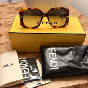 Fendi Tortoiseshell Square Sunglasses thumbnail 1