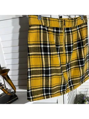 Tinseltown Y2k vintage mini skirt plaid fleece school girl preppy academia Heritage grunge thumbnail 7