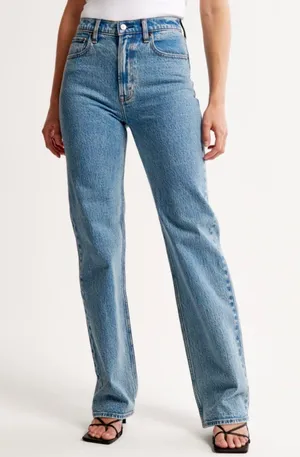 Abercrombie High Rise 90s Relaxed Jeans thumbnail 4