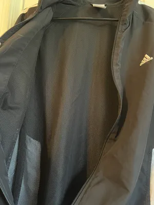 Adidas Black Windbreaker Jacket thumbnail 5