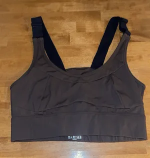 Varley Brown And Black Sports Bra thumbnail 1