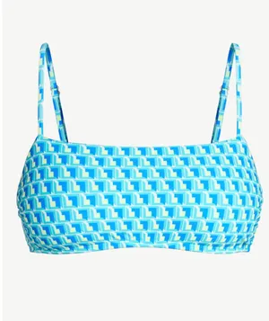 High waisted geo print bikini thumbnail 2