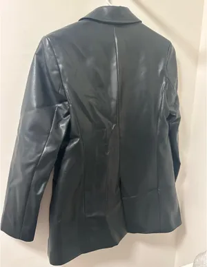 Faux leather blazer Express thumbnail 2