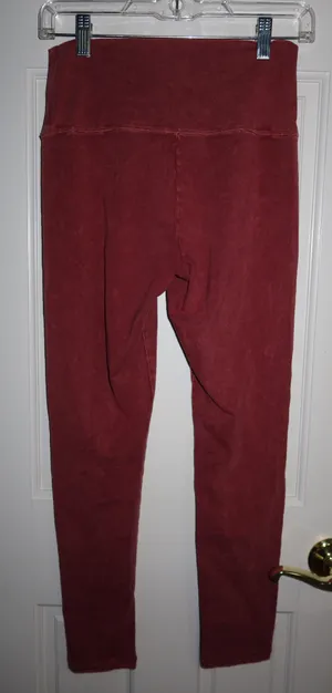 Aerie Chill Play Move Burgundy Leggings thumbnail 2