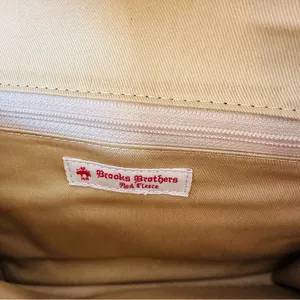 Brooks Brothers Red Fleece Womens Leather Envelope Crossbody Bag Plaid New W Tag thumbnail 9