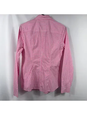 Vineyard Vines Pink Gingham Button Down Shirt Size 8 thumbnail 7
