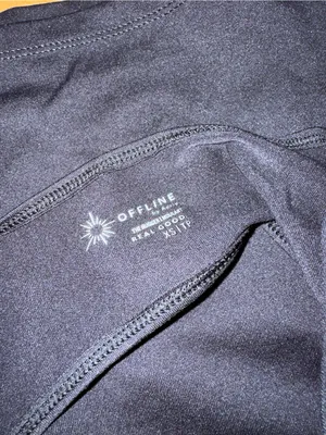 Aerie OFFLINE Black Tee thumbnail 3