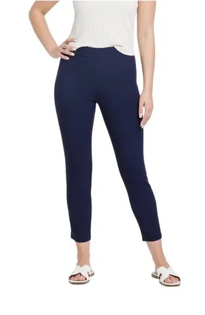 NWT A New Day Womens High-Rise Skinny Ankle Pull-on Pants 93011552 Navy Blue 6 thumbnail 1