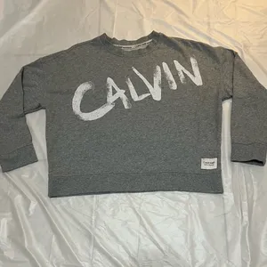 Calvin Klein Heather Gray Logo Sweater thumbnail 2