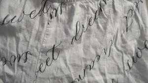 Victoria's Secret sweet dreams all over pajamas shorts in white and black size small. thumbnail 10