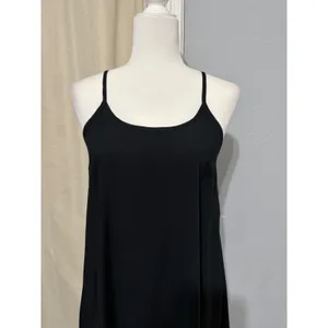 Wild Fable Slip Mini Dress XS Ebony Black Rayon Scoop Back Adjustable Gothic thumbnail 8