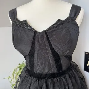 DC Comics Hot Topic Bat‎ Girl Mini Dress Med Comic Con Cosplay Grunge Halloween thumbnail 6