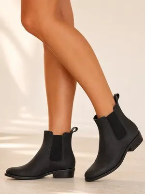Jeffrey Campbell Havana Chelsea Boots Classic Ankle Black Edgy NYC City Street 9 thumbnail 1
