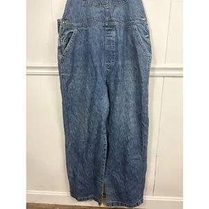 Vintage 90’s St. John’s Bay Denim Blue Bib Overalls Adjustable Straps XL Cottage thumbnail 11