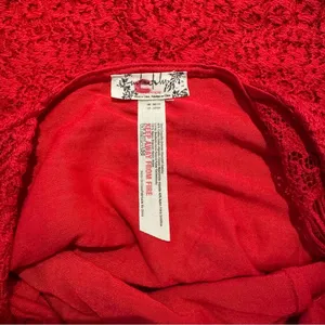 Free People FP Intimately Red Daydream Lace Bodycon Dress SMALL thumbnail 9
