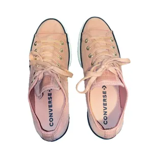Converse Chuck Taylor All Star Platform Low Pink Lace - Up Sneakers Size 8.5 EUC thumbnail 5